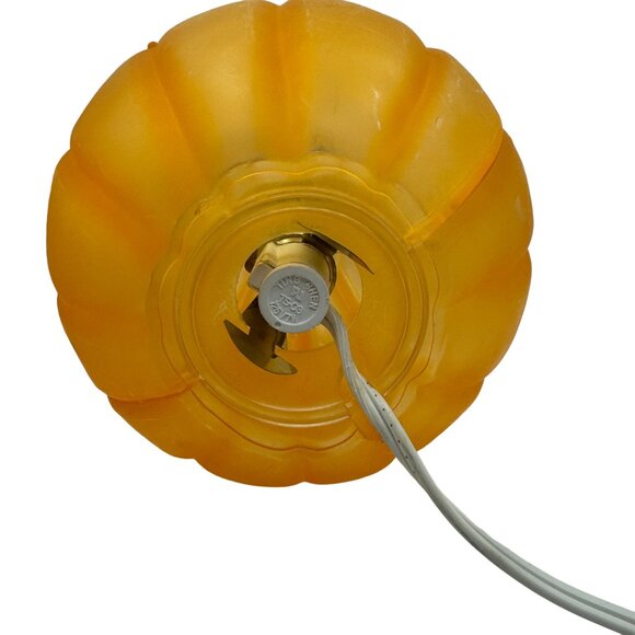 Vintage Light-Up Pumpkin Jack-O-Lantern Halloween Decoration - Picture 6 of 6